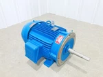Unused Weg 25 Hp Electric Motor For Gusher Pump 284JP Frame 1760RPM 3PH 18.5KW. Fixed Price $1249.99.