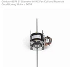 Century 9674 DA3E293K 1/15 1/20 1/30 Hp 1050 Rpm Dual Shaft Speed Ac Motor New. Fixed Price $148.00.
