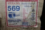 Universal Electric Stock# 569 Motor 1/2-1/3HP 208-230V 1075RPM. Fixed Price $149.95.