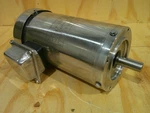 Leeson G191542.40 3HP 3455RPM Stainless Washguard Electric Motor. Fixed Price $589.00.