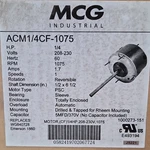 Mcg Industrial ACM1/4CF-1075 Condenser Fan Motor 1/4HP 208-230V For Rheem. Fixed Price $60.00.