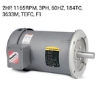 Baldor VM3614T - 2HP, 1165RPM, 3PH, 60HZ, 184TC, 3633M, Tefc, F1. Fixed Price $680.00.