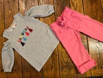 Toddler Girls 3PC Babygap Year Roll Up Pants Truly Me Top Gb 4 Shirt. Fixed Price $7.90.