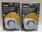 Tork 401A Indoor 24 Hour Mechanical Timer (lot Of 2). Fixed Price $20.00.
