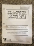 Caldwell Axial Flow & Centrifugal Fan Operation Manual 441-G. Fixed Price $7.97.