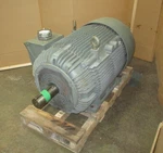 Reliance Electric 200HP 460V 1785RPM Frame 447T 3PH Duty Master Motor A9077NADC. Fixed Price $4500.00.