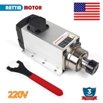 Us 4.5KW ER32 Square Air Cooled Spindle Motor 220V For Cnc Milling Engraving. Fixed Price $328.50.