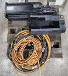 Indramat MAC112D-2-HD-4-C/130-A-0/DI520LX/S005 Servo Motor With Cables. Fixed Price $5500.00.