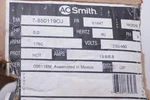 Ao Smith / Century E219 Hp 5 V 208-230-460 Electric Motor 4000829-0SM*. Fixed Price $599.99.
