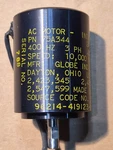 Globe Motors 200VAC Motor, 10K Rpm, 3P, 400HZ Pn 75A344, Nsn 6105007596330, Nos.. Fixed Price $149.95.