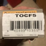 TOCF5 Titan Pro Motor Run Capacitor 5MFD 440/370V Oval. Fixed Price $8.69.