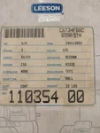 Leeson 3/4HP Motor 110354.00 New!!. Fixed Price $230.00.