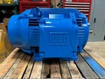 Refurbished Weg Motor 150HP, 1780RPM, 444/5TS Frame, Model 15018ET3G445TS-W22. Fixed Price $7500.00.