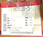 New: Baldor-gearmotor M3538-5 -spec 34A61-873 (original Box). Fixed Price $475.00.