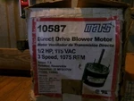 Mars 10587 Electric Motor 1/2 Hp 1075 Rpm New Old Stock. Fixed Price $99.95.