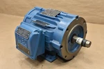 Weg Electric Motor, W22, 1760 Rpm, 3PH, 230/460V, 60HZ, 143TCZ, Tenv,. Fixed Price $800.00.
