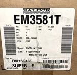 Baldor Pn EM3581T Gp Motor Hp Phase 230/460V 1760 Rpm 143T Frame Super-e New. Fixed Price $625.00.