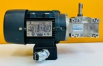 Diequa Sr T04028G318 / Leeson 192038.30 1.2 Hp, Motor + Worm Gear. Tested!. Fixed Price $239.20.