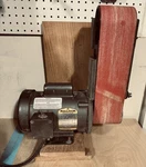 Baldor Industrial Sander Single Phase 1/2HP Cl 3503 Ser W12-87, Extra Belt.. Fixed Price $450.00.
