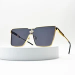 Louis Vuitton Z1700U Lv Shield Cyclone Gold Frame Black Lens Sunglasses. Fixed Price $169.00.
