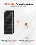 Vevor 400W Solar & Wind Kit: 2X100W Panels + 200W Turbine Mppt Controller. Fixed Price $422.99.