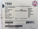 Us Motors 1860 Replacement Condenser Fan 1/4 Hp 208-230V 1075 Rpm 1876. Fixed Price $73.60.