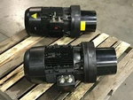 Siemens #1LE10231DA234FB4-Z Servo Electric Motor (qty 1) 15 HP/11 Kw. Fixed Price $1450.00.