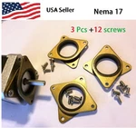3X Nema 17 Steel & Rubber Dampers Stepper Motor 3D Printer +12 Flat Screw. Fixed Price $12.00.