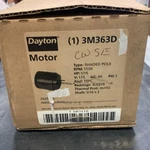 Dayton 3M363D Electric Motor 1/15HP, 115V, 60HZ,550 Rpm. Fixed Price $60.00.