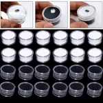 Transparent Round Box Protective Loose Diamond Gemstone Display Case Holder. Fixed Price $10.99.