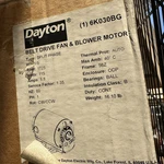 Dayton 6K030BG Belt Drive Fan And Blower Motor 1/3 Hp New. Fixed Price $209.95.