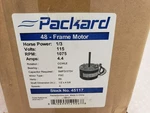 Packard 48- Frame Motor 1/3 Hp 115 Volts 1075 Rpm 4.4 Amps 3-3. Fixed Price $59.99.