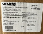 Siemens Ac Semiconductor Elevator Motor Starter 72NG34AFP. Fixed Price $1329.99.