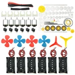 Eudax 6 Set Rectangular Mini Electric 11.2 5.2 18.2 Inches, Silver+black. Fixed Price $20.41.