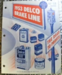 1953 Delco Brake Catalog General Motors Product United Lines. Fixed Price $16.00.