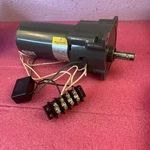 Baldor Gear Motor, 60:1 Ratio, 167 In-lb Torque, 25.7 Rpm, 115V Ac Single Phase. Fixed Price $270.00.