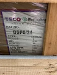 New - DSP0/34 1/3 Hp 1800 Rpm Teco Westinghouse 230/460 Volt Odp Motor. Fixed Price $115.00.