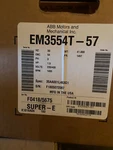 Baldor Super Electric Motor EM3554T-57 1.5 Hp 230/400V 145T 1750 Rpm. Fixed Price $99.00.