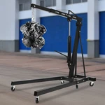 2 Ton Folding Engine Motor Hoist Cherry Picker Shop Crane Lift Black Durable. Fixed Price $226.08.