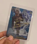 Weiss Schwarz Signed Jojo Stone Ocean JJ/SE42-53SP Weather Report. Fixed Price $249.45.
