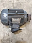 Used 7.5HP Leeson G150157.60 Electric Motor 208-230/460V 213T Frame 1760 Rpm. Fixed Price $349.99.
