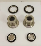 (lot Of 2) NW40 NW25 Conical Nipple Reducer W/ Center Rings & Blanks. Fixed Price $50.00.