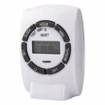 Tork 15-AMP 7-DAY Programmable Digital Polarized Timer. Fixed Price $19.12.