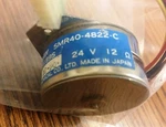 Fuji Electric SMR40-4822-C Stepper Motor, 24V, 12 Ohm, 6-PIN Connectors. Fixed Price $25.00.