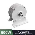 Gearless Permanent Magnet Generator Turbine Low Speed 500W 12V24V For Water,wind. Fixed Price $236.91.