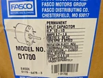 Fasco D1700 Motor 1/2-1/3 Hp 208/230V 60HZ 1075 Rpm Speed. Fixed Price $175.00.