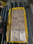 Baldor Reliance 15 Hp 841XL Motor, Fr 254T, 460 V, 3520 Rpm, #7301010J New. Fixed Price $716.79.