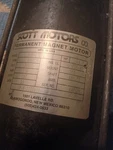 24V Used Permanent Magnet Scott's Co.. Fixed Price $550.00.