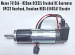 Maxon 761266 22MM DCX22L Brushed Gearmotor, GPC22 Gearhead, HEDS-5540#A11. Fixed Price $64.12.