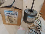 Ao Smith FDL1036 MOTOR,1/3 Hp 1075 Rpm 115V. Fixed Price $74.00.